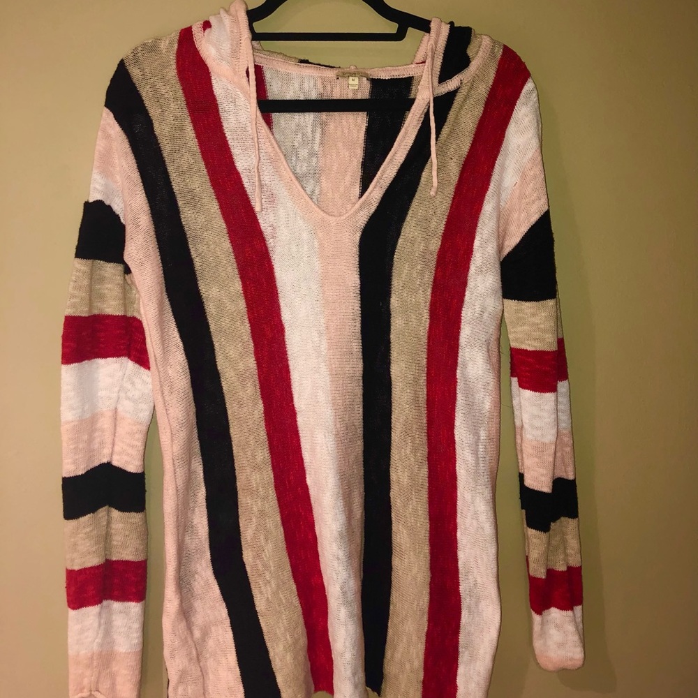 Women’s Project Lightweight Striped Pullover. Medium